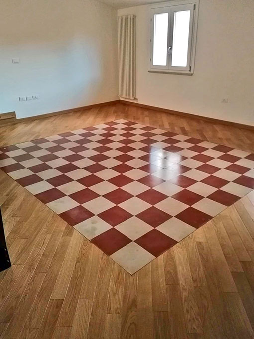 Lavori Peracchia Legno e ceramica di recupero