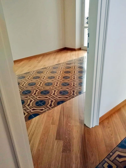 Lavori Peracchia Legno e ceramica di recupero