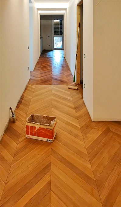 Lavori Peracchia Pavimento a spina
